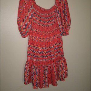 A. Calin by Flying Tomato Fun Colorful Flirty Dress